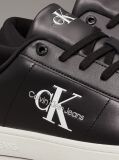 Μαύρο Δερμάτινα Sneakers  Άνδρας