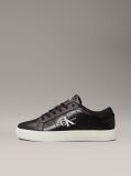 Μαύρο Δερμάτινα Sneakers  Άνδρας
