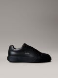Μαύρο Δερμάτινα Sneakers NYC   Άνδρας