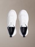 Λευκό Sneakers Από Σουέτ Και Νάιλον  Άνδρας