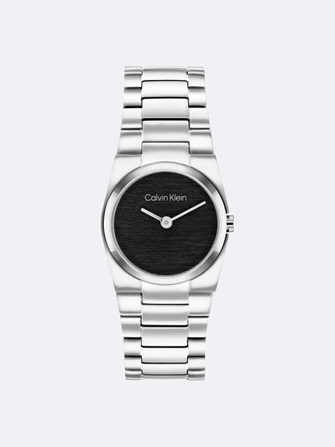 Black Stainless Steel Bracelet Watch  Women