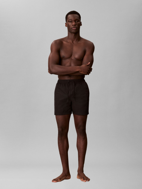 Black Medium Drawstring Swim Shorts - CK Tech  Men