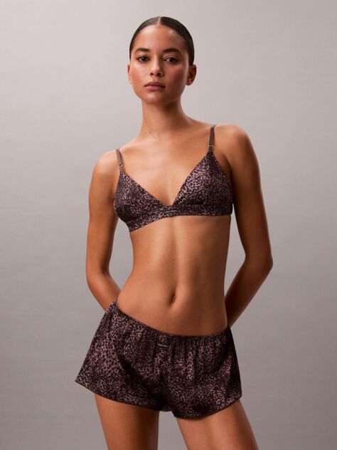 Brown Boy Shorts - Signature Satin  Women