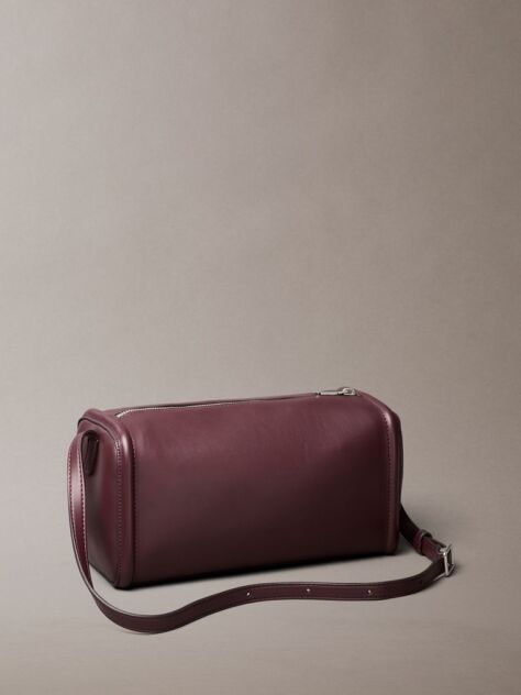 Red Contrast Monogram Boxy Shoulder Bag  Women