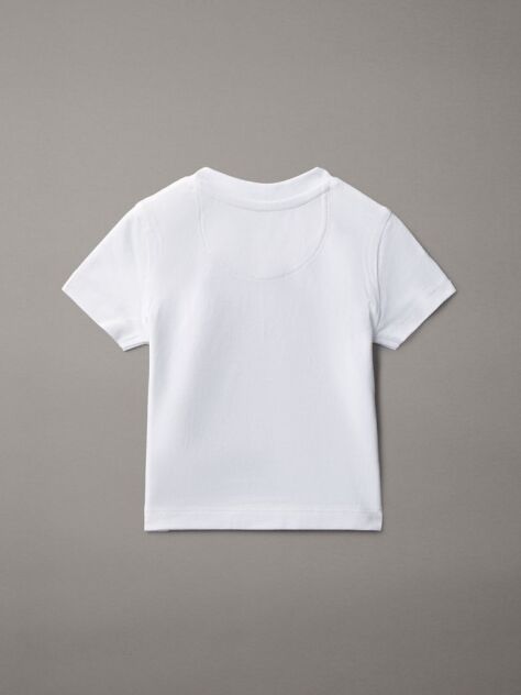 Λευκό Βρεφικό T-shirt Με Λογότυπο  Βρεφικά