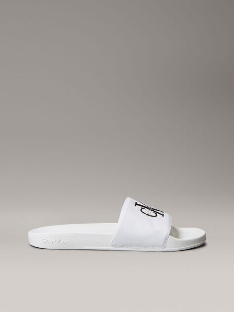 White Nemo - Canvas Signature Logo Sliders  Men