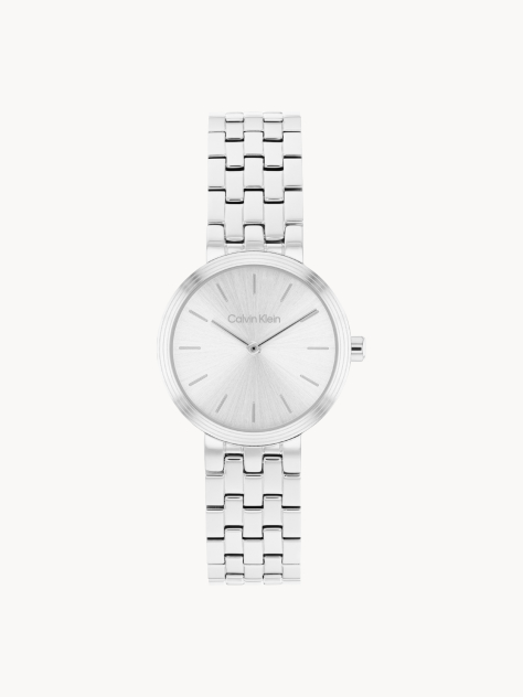 Silver Minimalist Bracelet Watch  Women