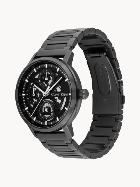 Black Stainless Steel Bracelet Watch  Men