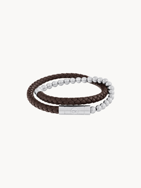 Brown CK Fuse Bracelet  Men