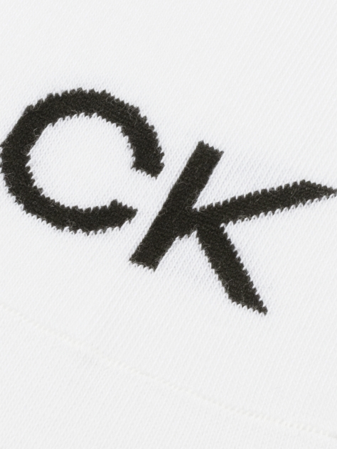 White CK Men Short Sock 3P  Men