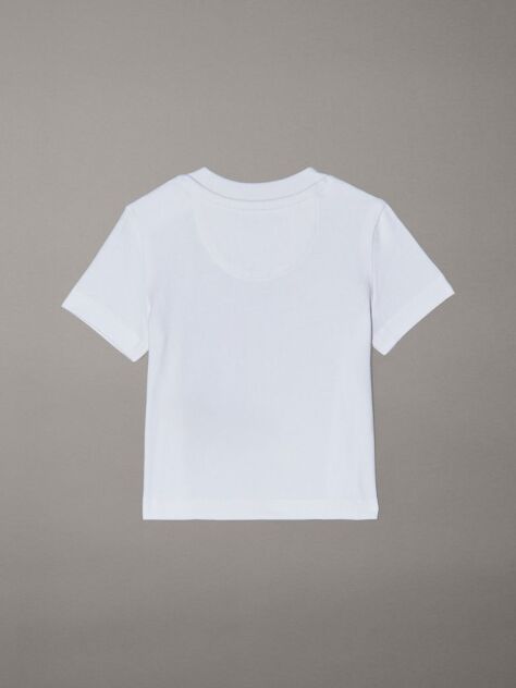 Λευκό Βρεφικό T-Shirt Με Λογότυπο  Βρεφικά