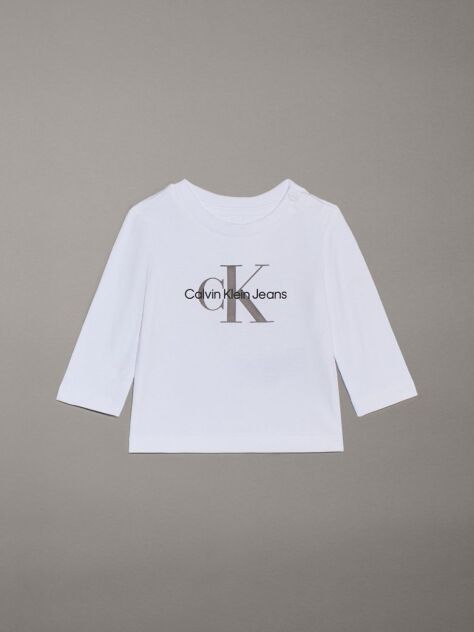 Λευκό Βρεφικό Μακρυμάνικο T-Shirt  Βρεφικά