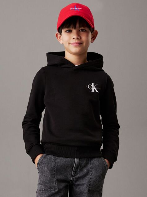 Μαύρο Unisex Βαμβακερό Hoodie  Παιδικό Unisex
