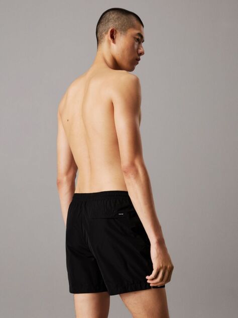 Black Medium Drawstring Swim Shorts - CK Essentials  Men