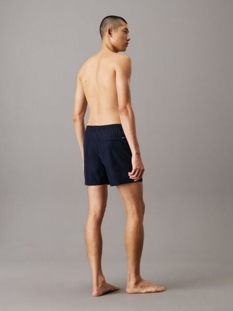 Blue Medium Drawstring Swim Shorts - CK Essentials  Men