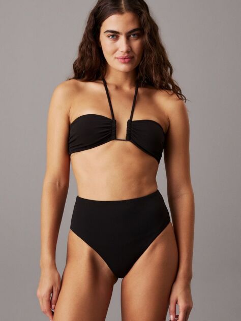 Black Bandeau Bikini Top - CK Wire  Women