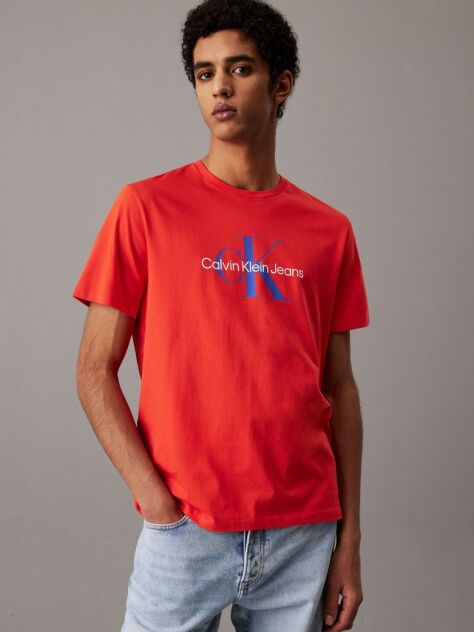 Κόκκινο T-shirt Με Μονόγραμμα  Άνδρας
