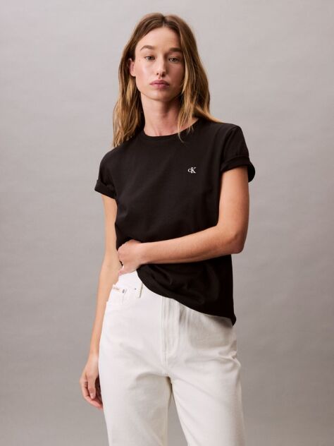 Black Monogram T-shirt  Women