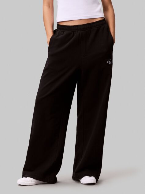 Black Terry Cotton Joggers  Women