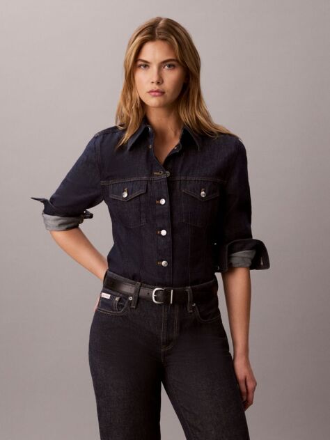 Denim Κλασικό Denim Πουκάμισο Trucker  Γυναίκα