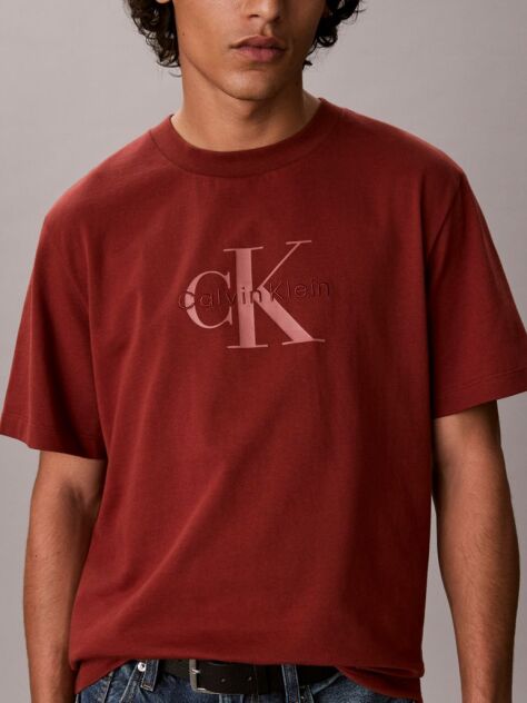 Κόκκινο T-Shirt Με Λογότυπο  Άνδρας