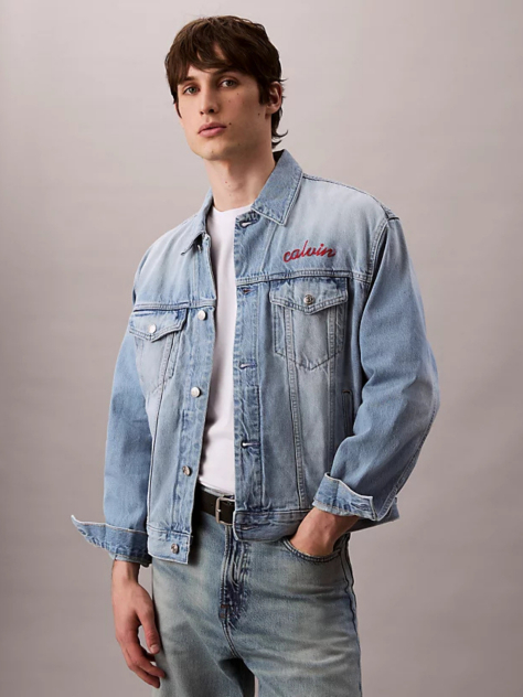 Denim 90's Denim Τζάκετ Με Λογότυπο  Άνδρας