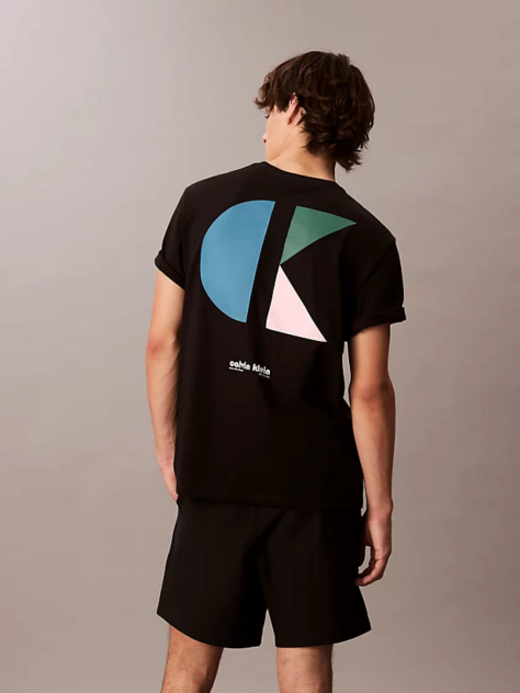 Μαύρο T-shirt Με Λογότυπο  Άνδρας