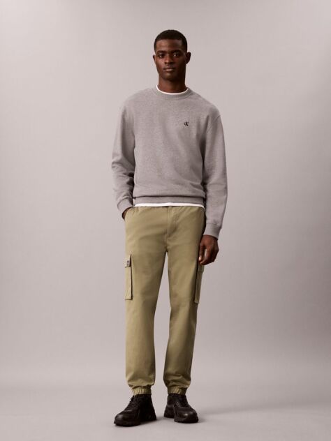 Πράσινο Cargo Παντελόνι Σε Skinny Γραμμή Από Twill  Άνδρας