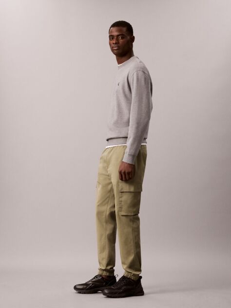 Πράσινο Cargo Παντελόνι Σε Skinny Γραμμή Από Twill  Άνδρας
