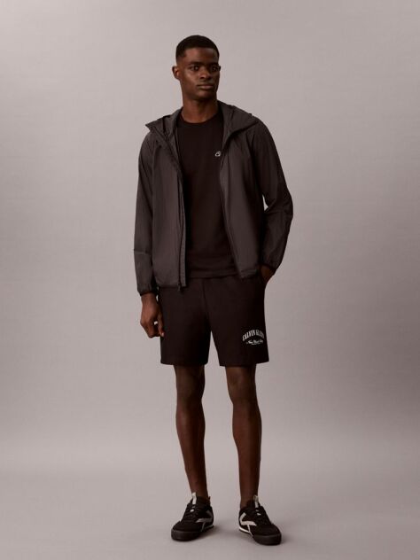 Black Premium Terry Jogger Shorts  Men