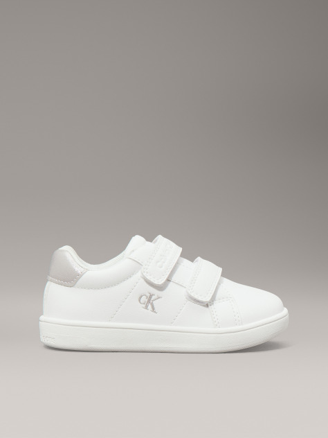 Λευκό Χαμηλά Sneakers Με Velcro  Κορίτσι
