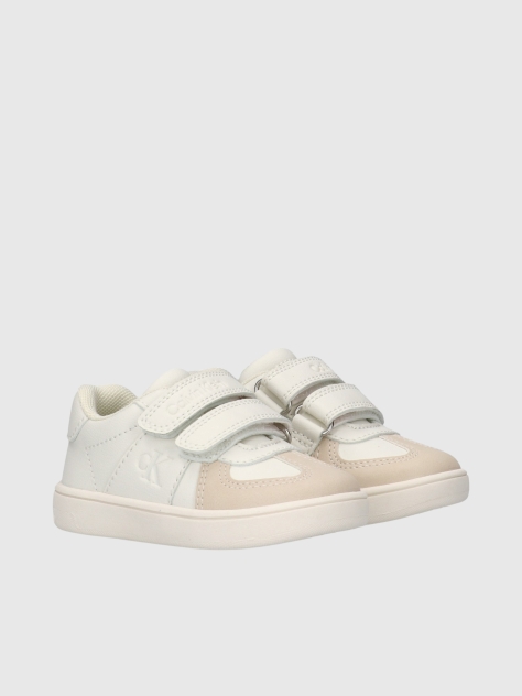 Λευκό Χαμηλά Sneakers Με Velcro  Παιδικό Unisex