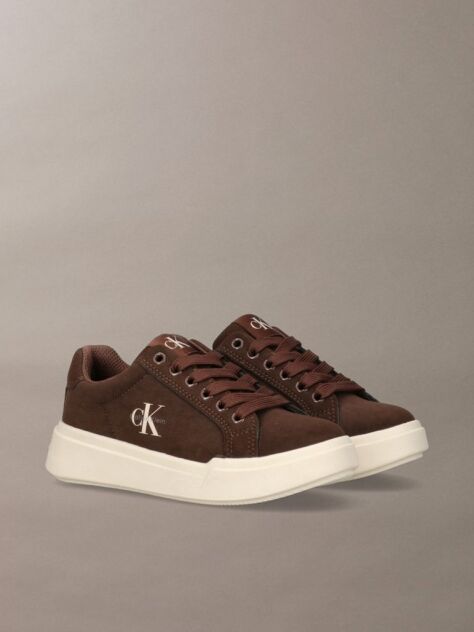 Καφέ Παιδικά Δετά Sneakers Με Χαμηλό Κόψιμο  Παιδικό Unisex