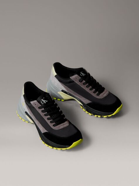 Μαύρο Σουέτ Sneakers  Άνδρας