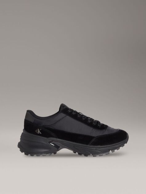 Μαύρο Σουέτ Sneakers  Άνδρας