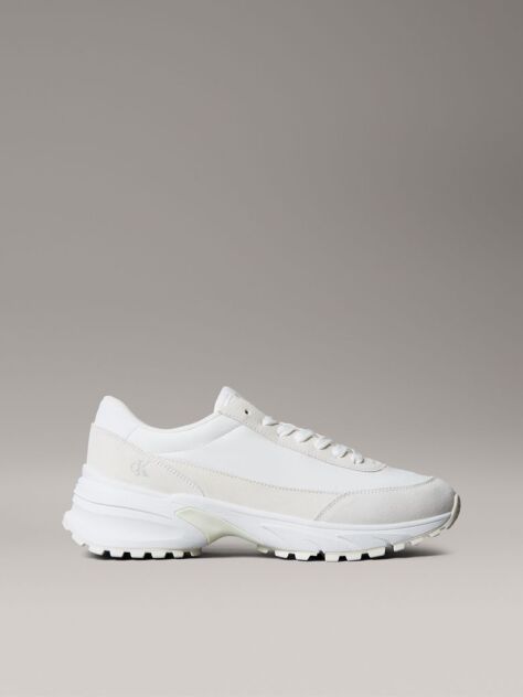Λευκό Σουέτ Sneakers  Άνδρας