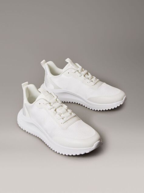 White Breathable Mesh Ultralight Trainers  Men