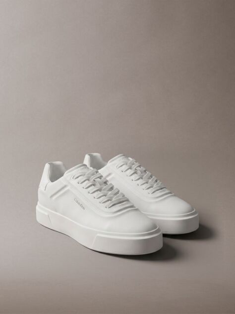 Λευκό Premier - Signature Δερμάτινα Sneakers  Άνδρας
