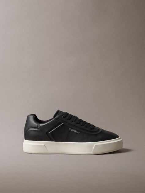 Μαύρο Premier - Signature Δερμάτινα Sneakers  Άνδρας