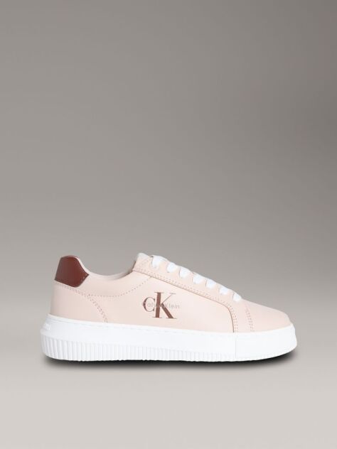 Ροζ Δερμάτινα Sneakers  Γυναίκα