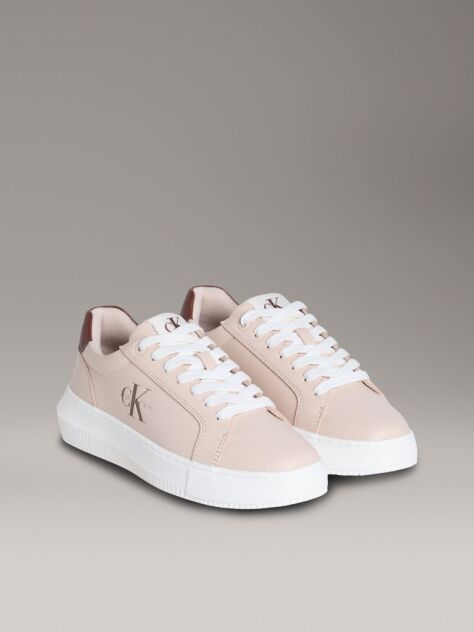 Ροζ Δερμάτινα Sneakers  Γυναίκα
