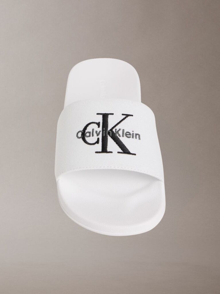 White Nemo - Canvas Signature Logo Sliders  Women