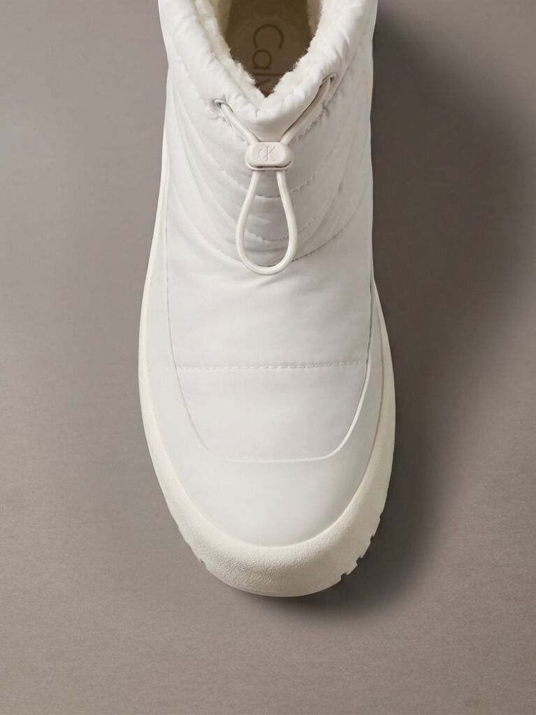 Λευκό Μπότες Χιονιού Flatform Vulcanised  Γυναίκα