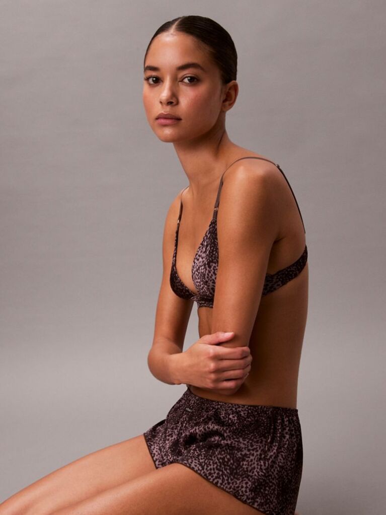 Brown Boy Shorts - Signature Satin  Women
