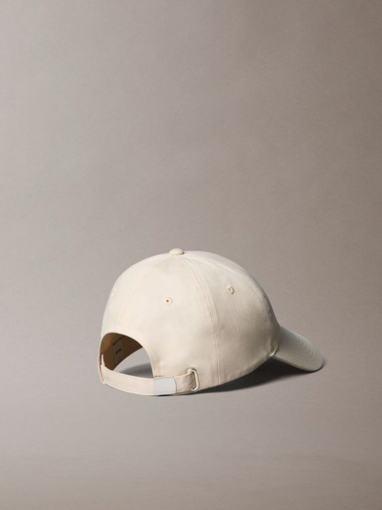 White Twill Logo Cap  Women