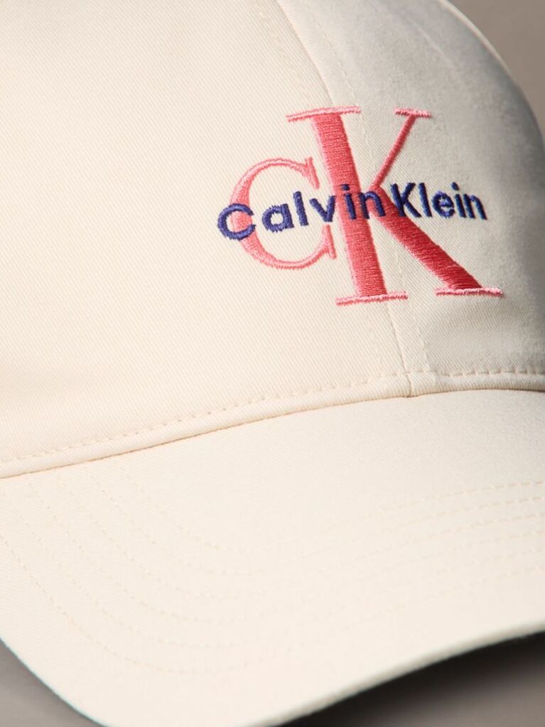 White Twill Logo Cap  Women