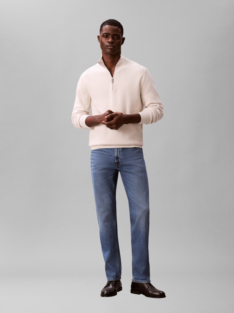 Denim Slim Straight Leg Jeans  Men