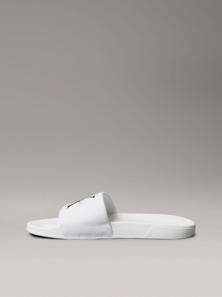 White Nemo - Canvas Signature Logo Sliders  Men