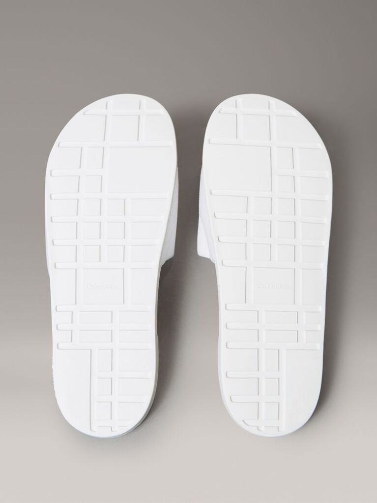 White Nemo - Canvas Signature Logo Sliders  Men