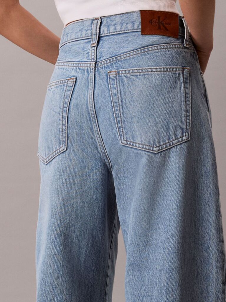 Denim Five-Pocket Wide Leg Jeans  Women